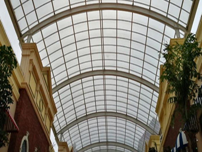 顺义屋面网架顶棚吊装方案